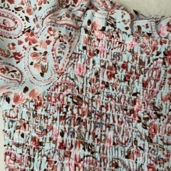 Rare Editions Smocked waste ruffle tiered bottom dress - Picture 5 of 11